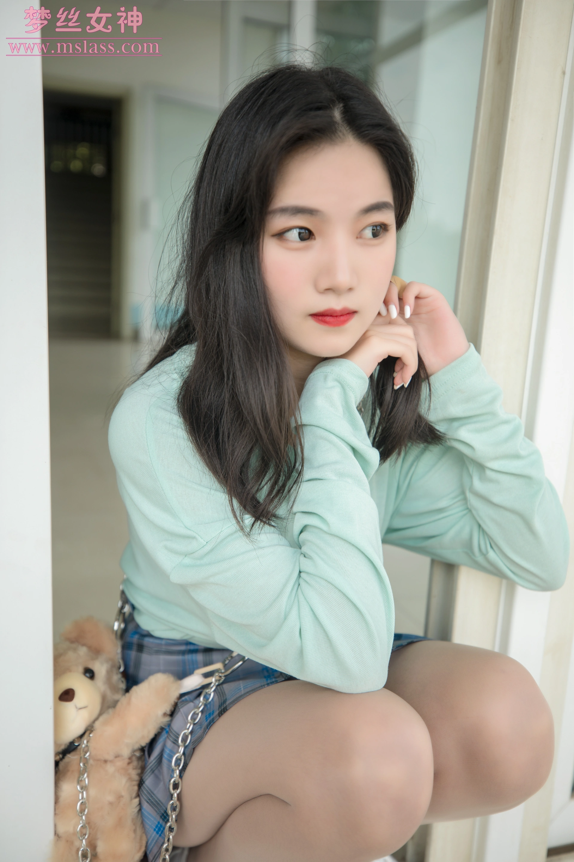MSLASS梦丝女神 - 2019.06.12 NO.030 酥酥 恬静的小白鞋丝袜 3